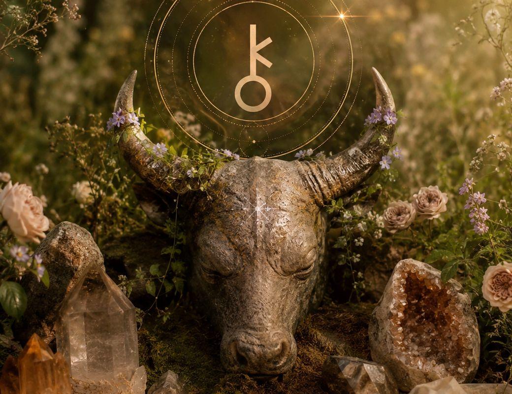 Illustration for Chiron in Taurus