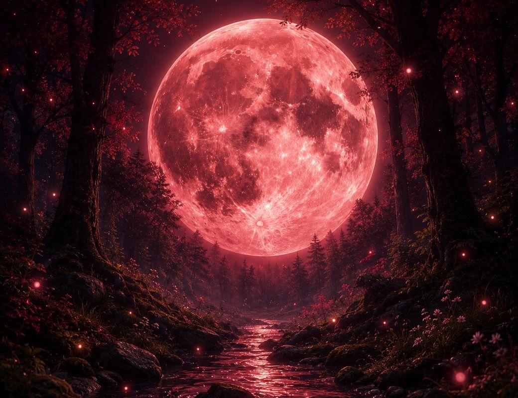 Strawberry Full Moon