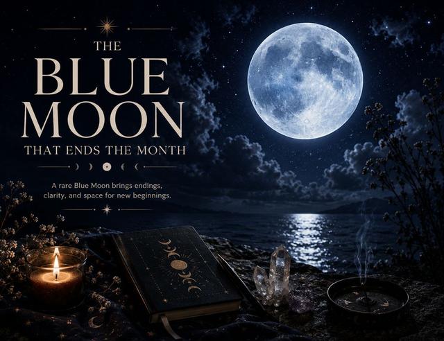 The Blue Moon That Ends the Month