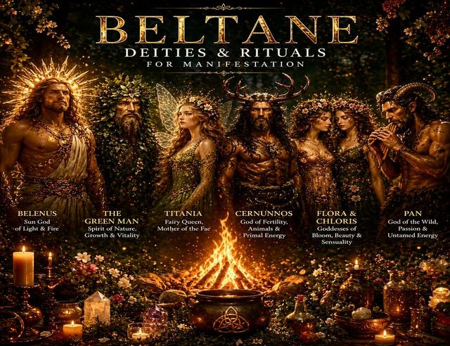 Beltane Deities & Rituals for Manifestation 🔥