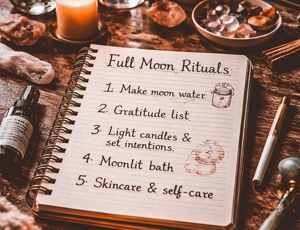 Busy/ lazy girl full moon rituals ✌🏼🌕