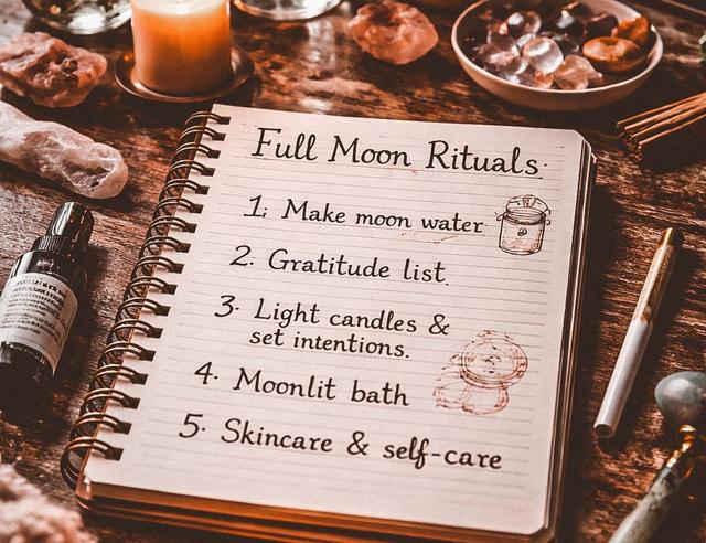 Busy/ lazy girl full moon rituals ✌🏼🌕