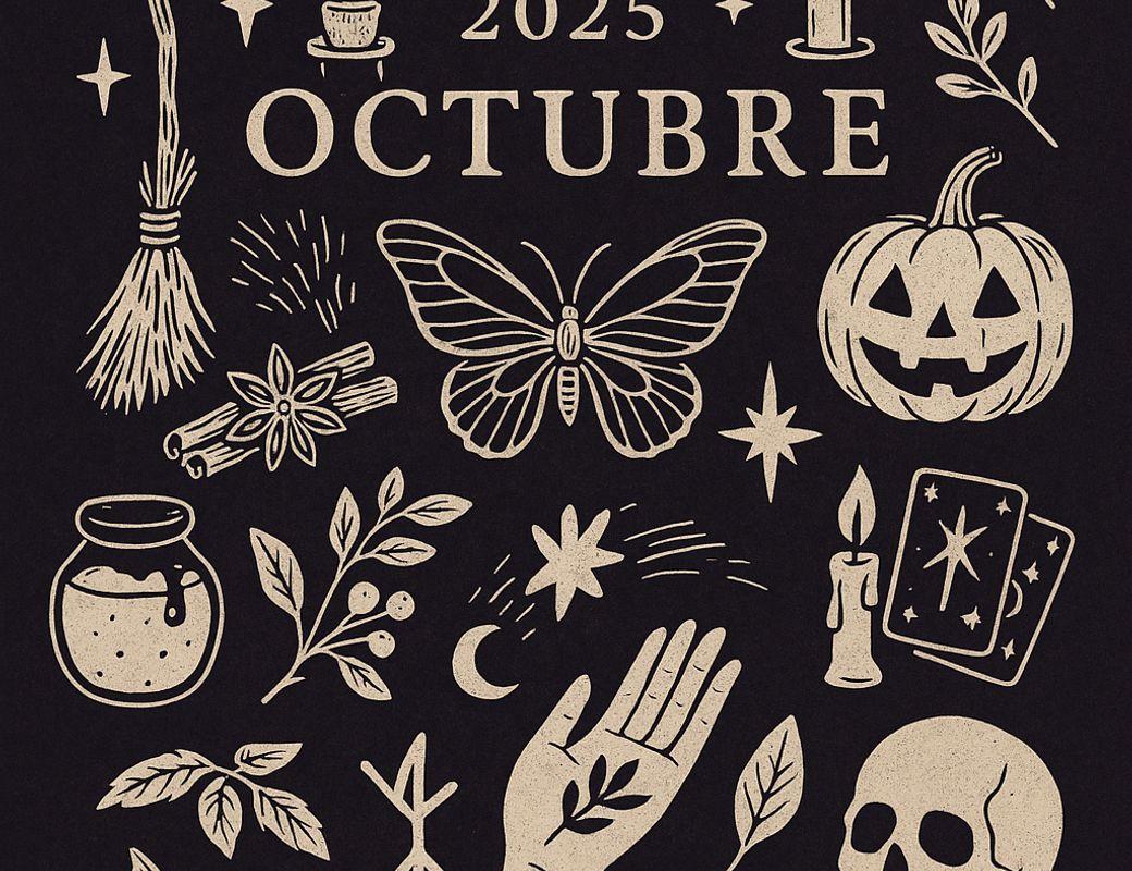 Illustration for 🌙 October 2025: My Magic Calendar