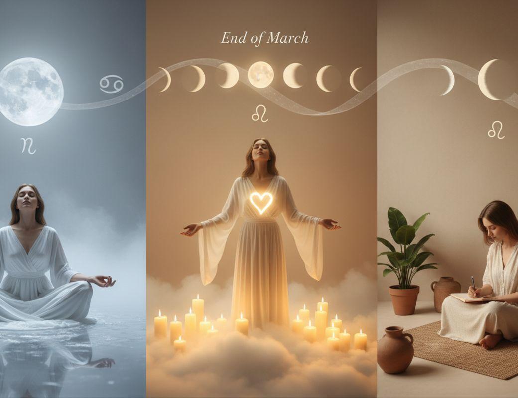 Illustration for 🌙The Moon & Your Sun Sign. Closing March with ...