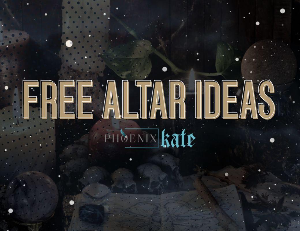 Free Altar Ideas: You Don't Have to Buy Magic