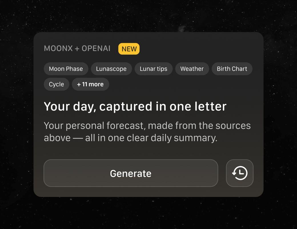 Something new in MoonX: Today's Summary