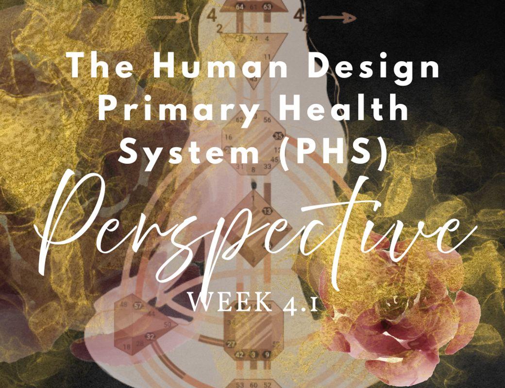 PHS Series | Week 4, Monday