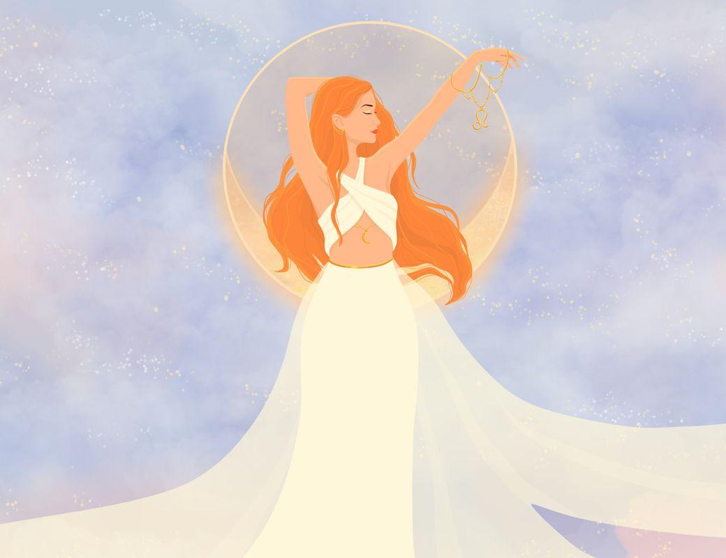 Illustration for Total Solar Eclipse & New Moon in Leo