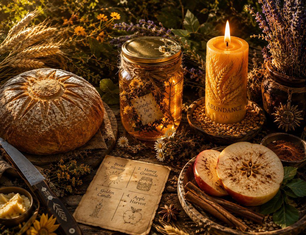 Illustration for Lammas: Spells of Abundance & Gratitude ⭐️