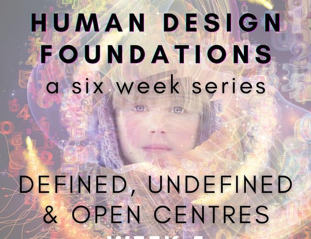 Human Design Fundamentals - a six week series.