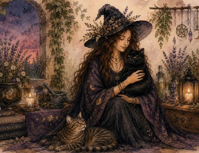 The Cat and the Magical World