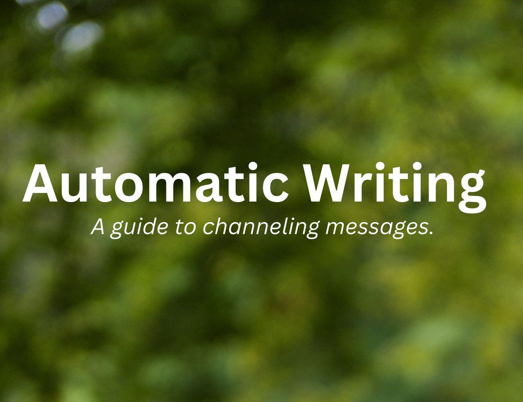 Illustration for Automatic Writing: A Guide 🌀