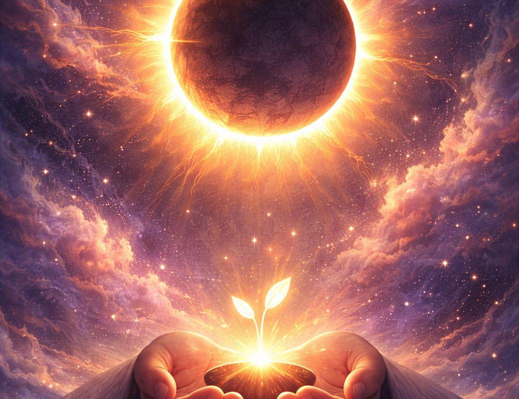 Illustration for 🌑 Annular Solar Eclipse and New Moon