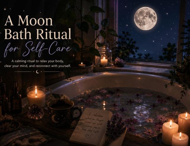 A Moon Bath Ritual for Self-Care
