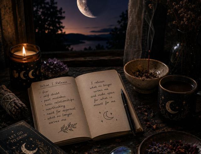 The Art of Letting Go Under the Waning Moon