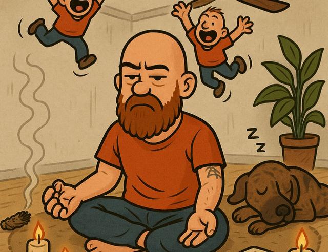 I Tried to Meditate and Realign My Energy, but My Brain is Basically a Squirrel on a Trampoline