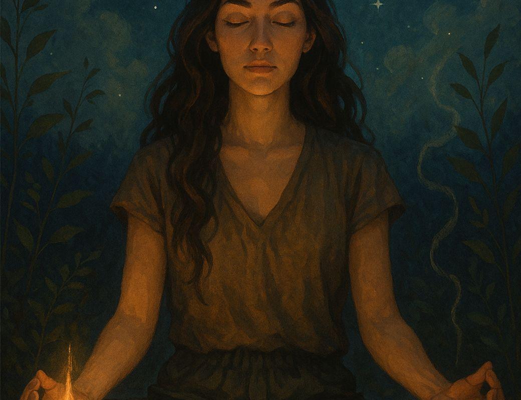 Illustration for 🌿 Spiritual practices to maintain calm in times of global chaos 🧘‍♀️✨