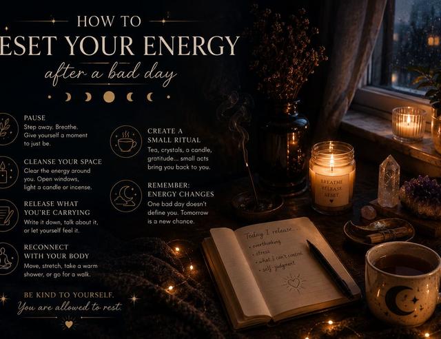 How to Reset Your Energy After a Bad Day