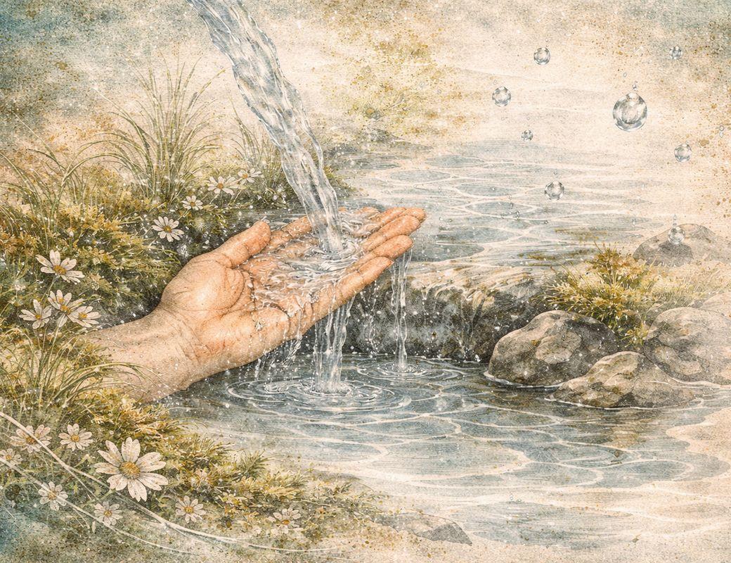 Illustration for 🌊 Ostara & Water – Rituals for New Beginnings, Cleans