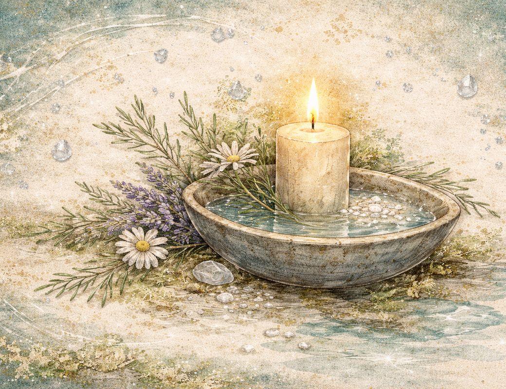 Illustration for 🌊 Ostara & Water – Rituals for New Beginnings, Cleans