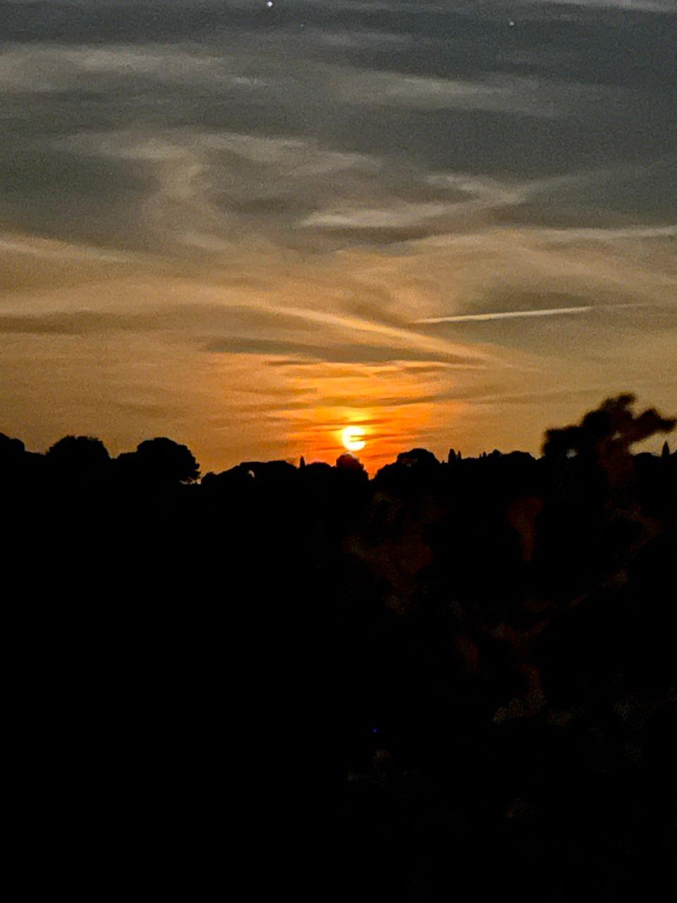 The Moon over Sallèles-d'Aude, France — waning gibbous, Lunar Day 18
