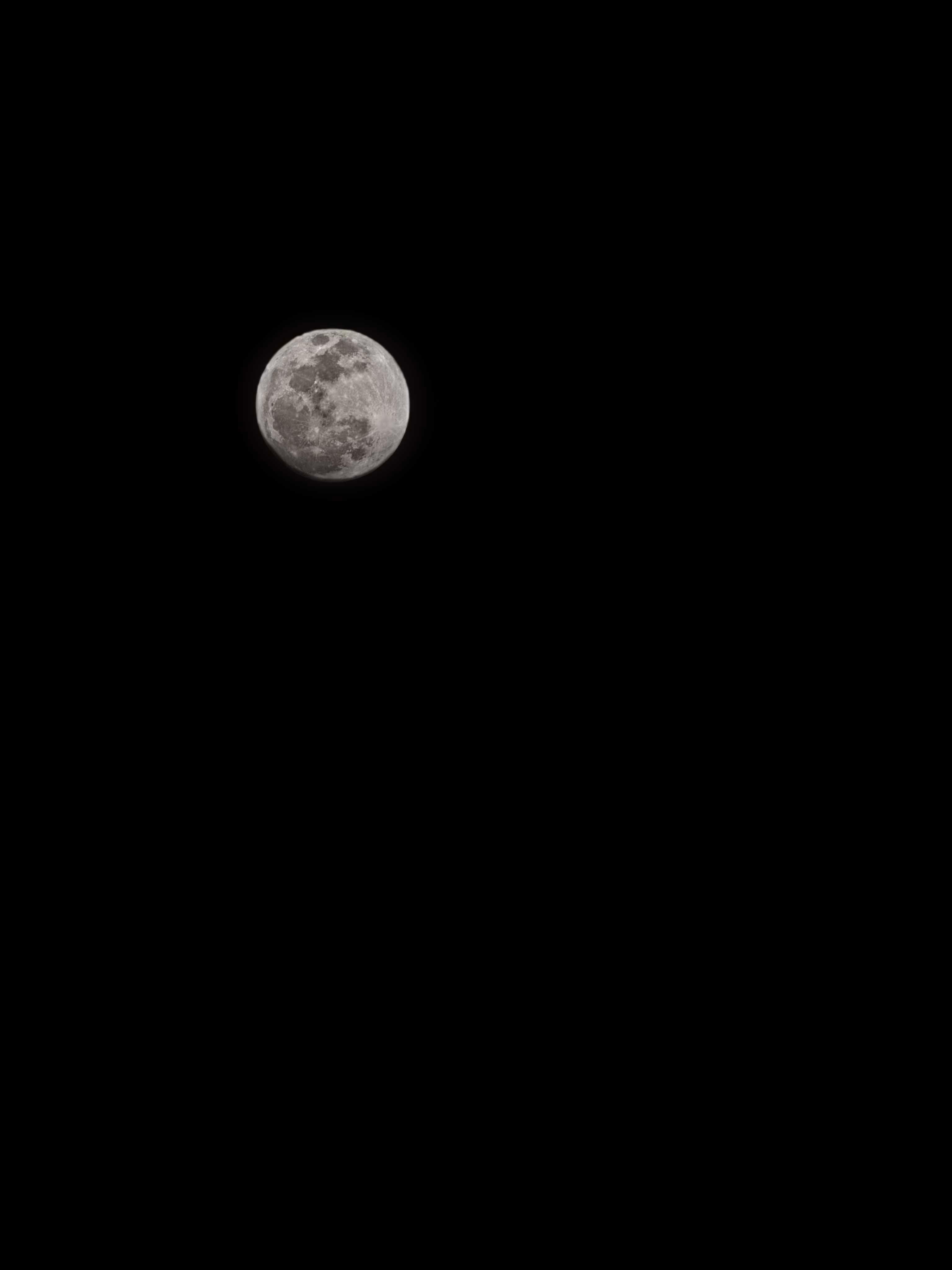 The Moon over Ambernath, India — full moon, Lunar Day 14