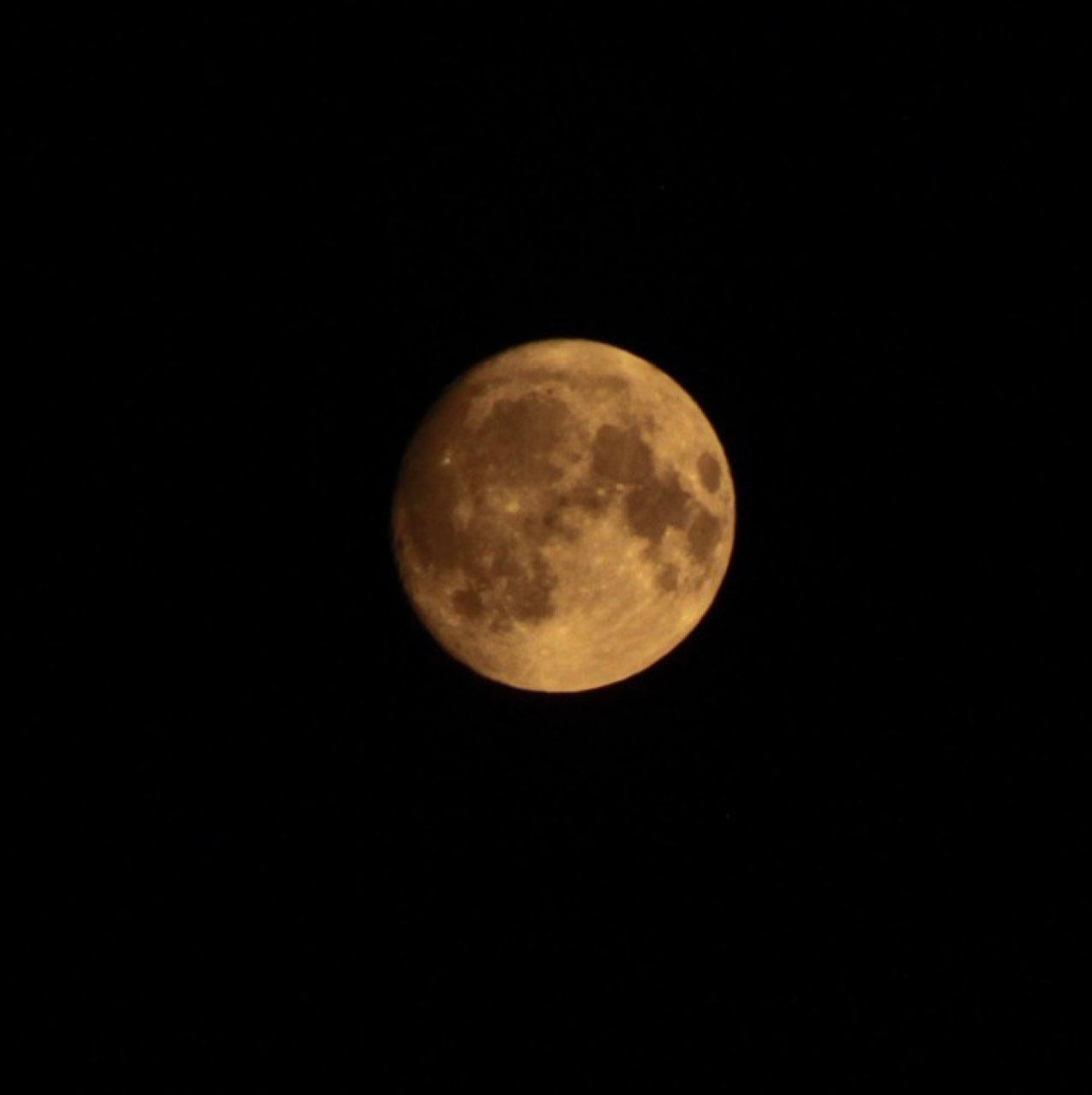The Moon over Montmorot, France — full moon, Lunar Day 15