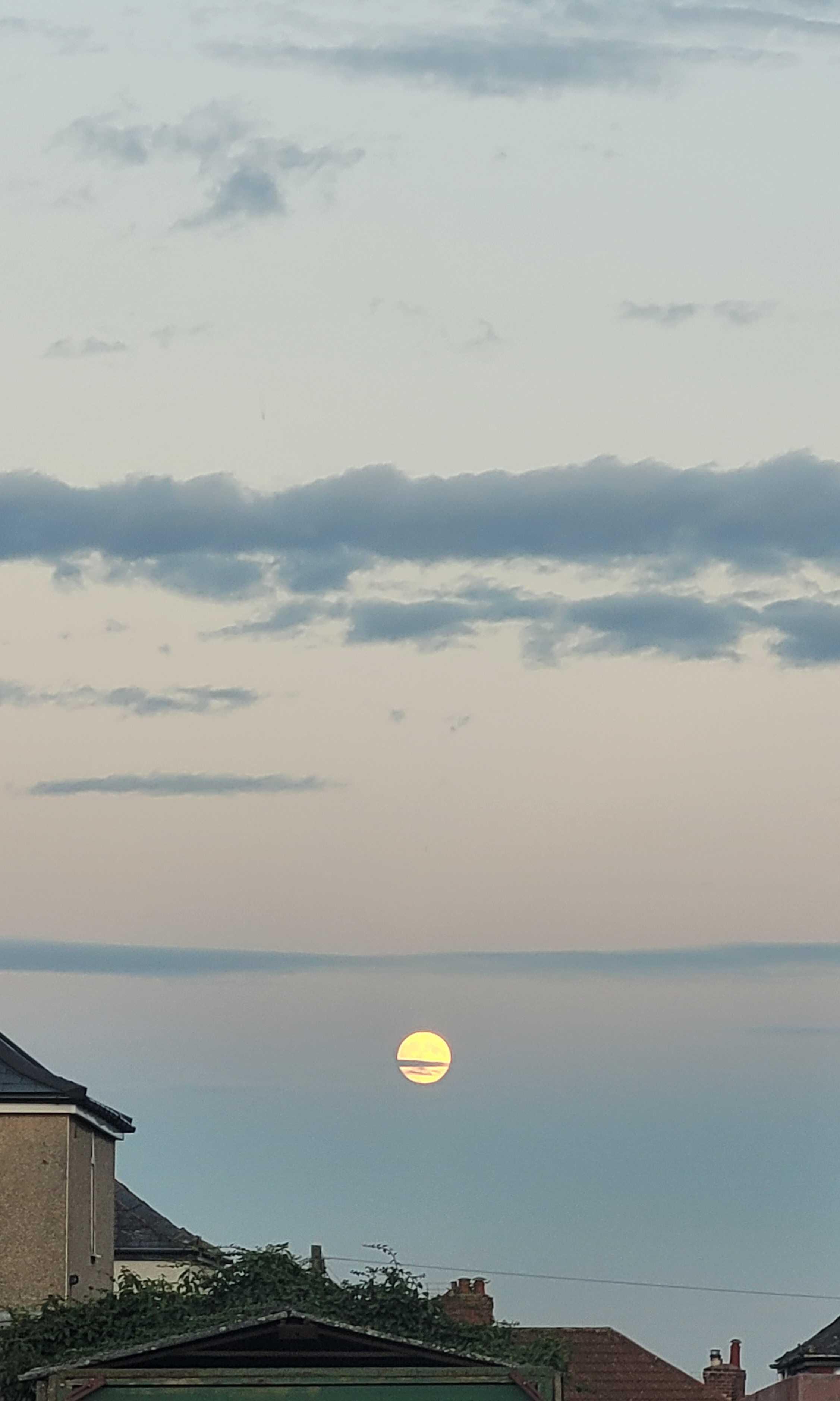 The Moon over Whitwell, United Kingdom — full moon, Lunar Day 16