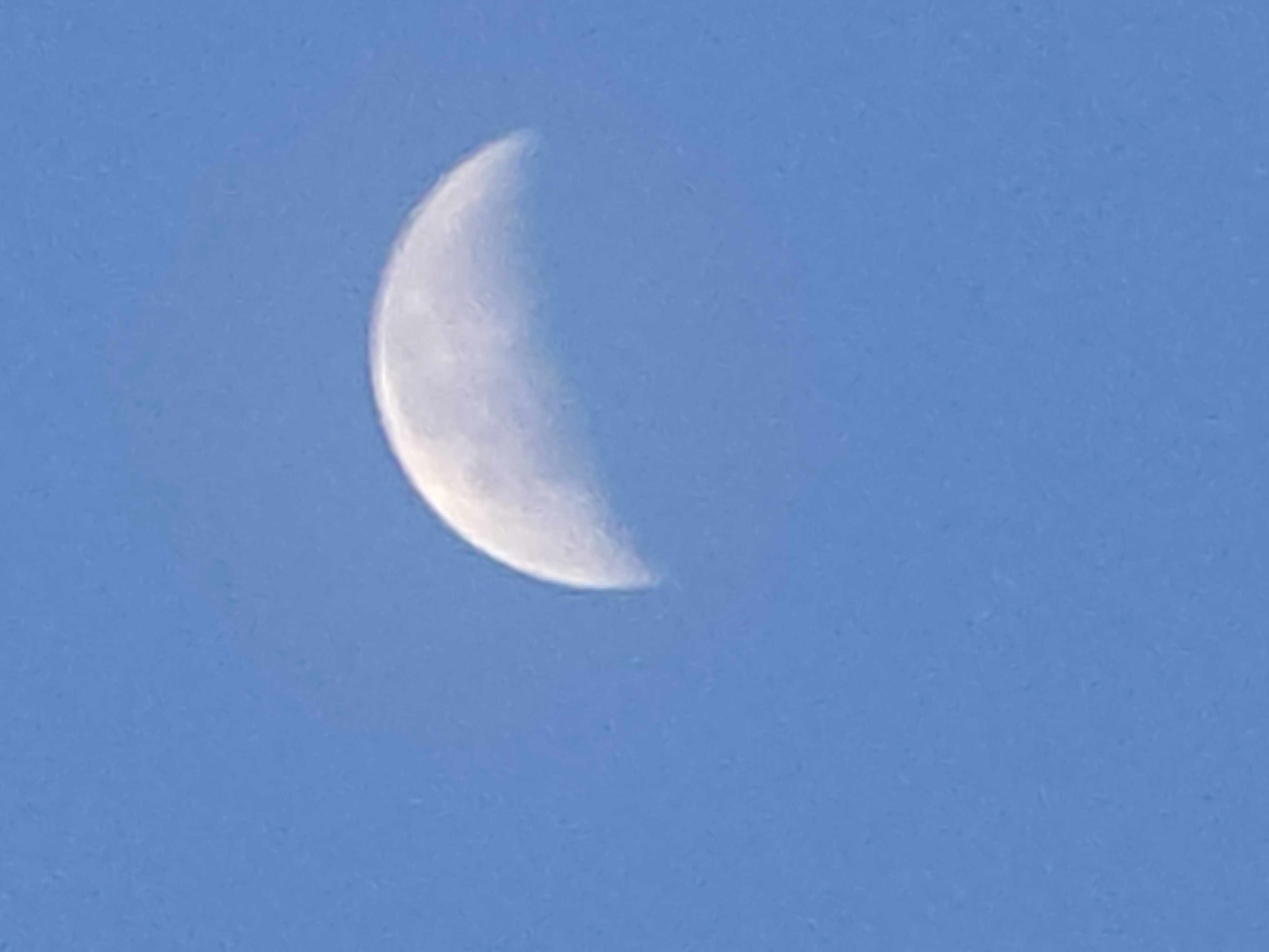 The Moon over Kierspe, Deutschland — last quarter, Lunar Day 23
