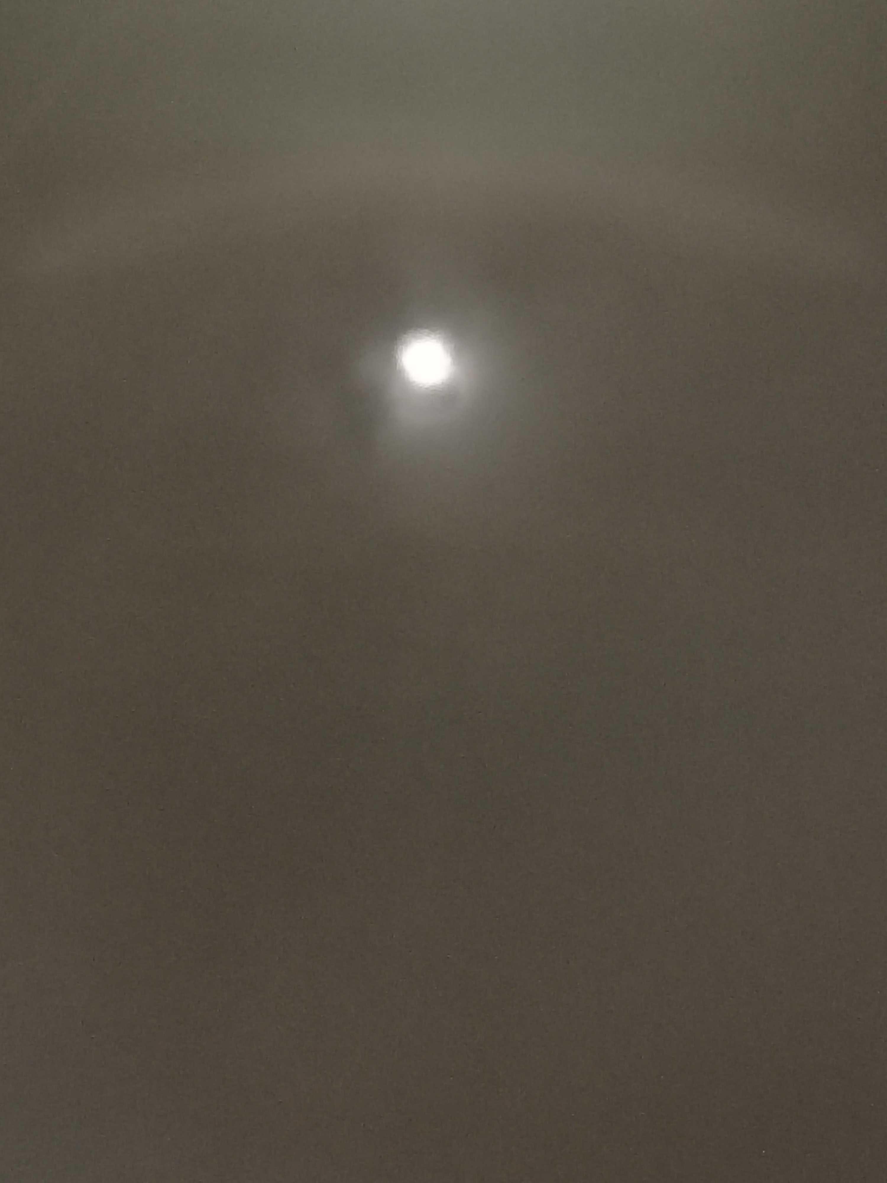 The Moon over San Fernando City, Philippines — first quarter, Lunar Day 9