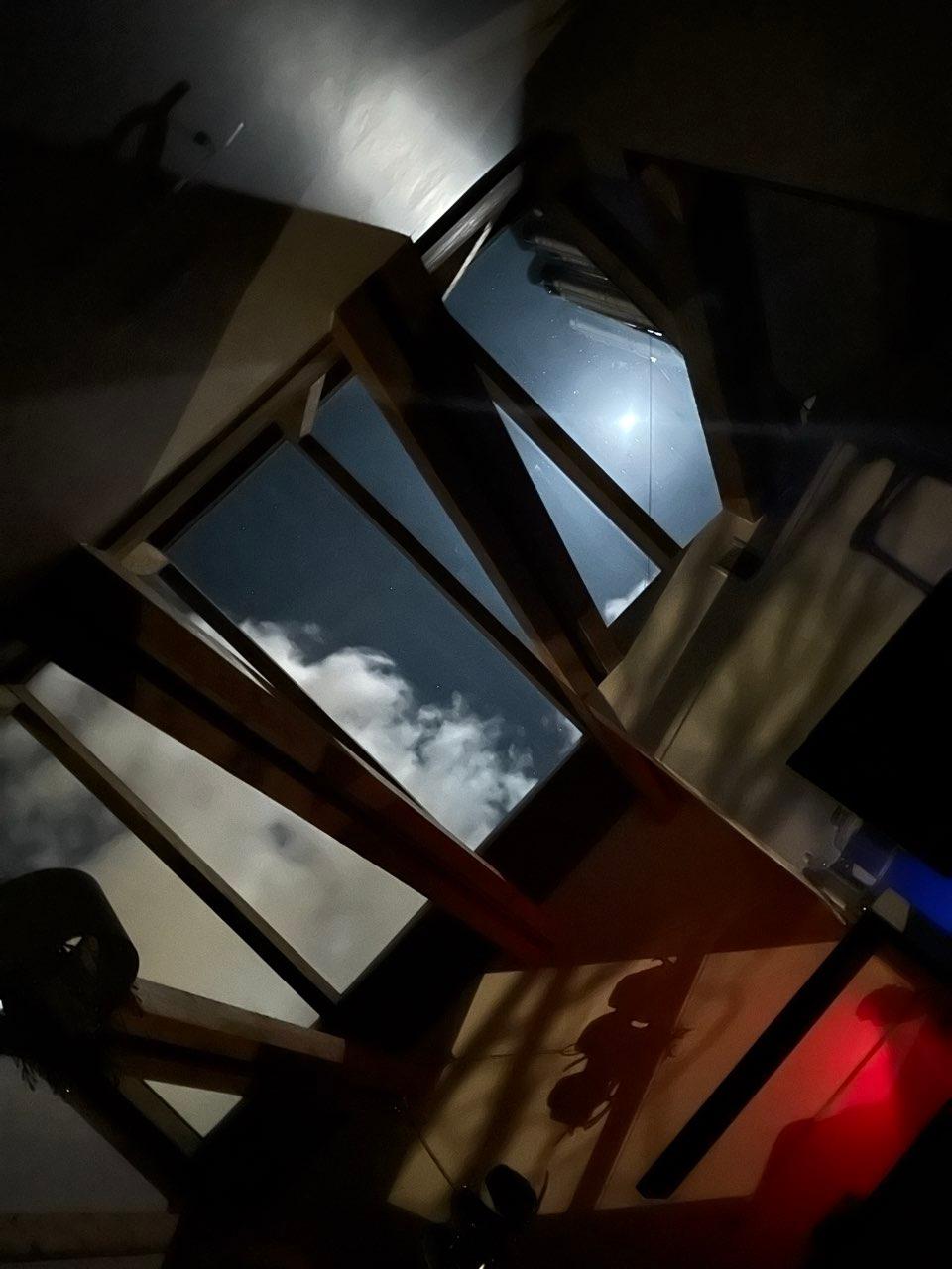 The Moon over Zakopane, Poland — last quarter, Lunar Day 23