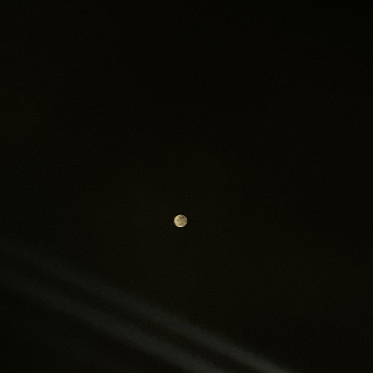 The Moon over West Jakarta, Indonesia — full moon, Lunar Day 16