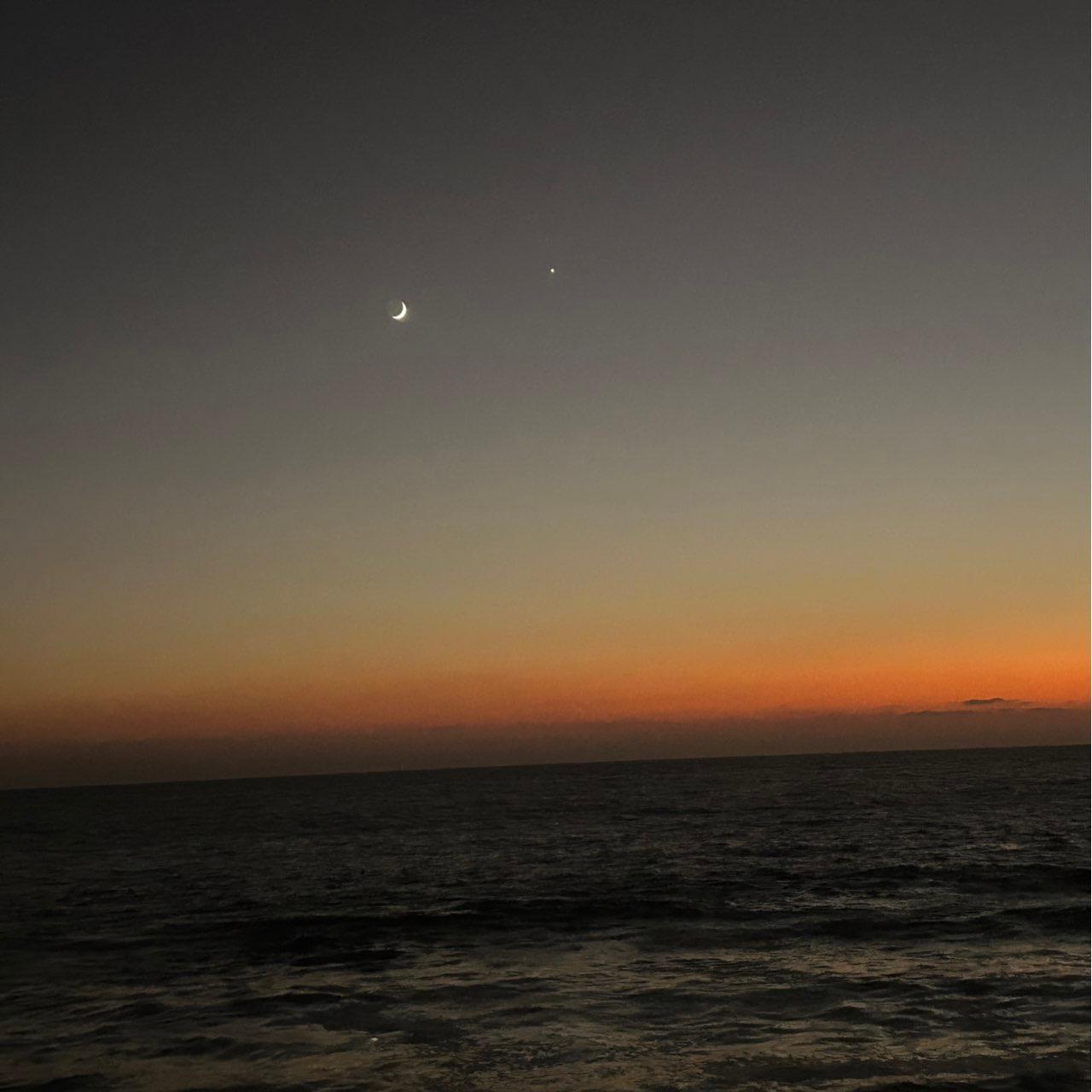 The Moon over México — waxing crescent, Lunar Day 4