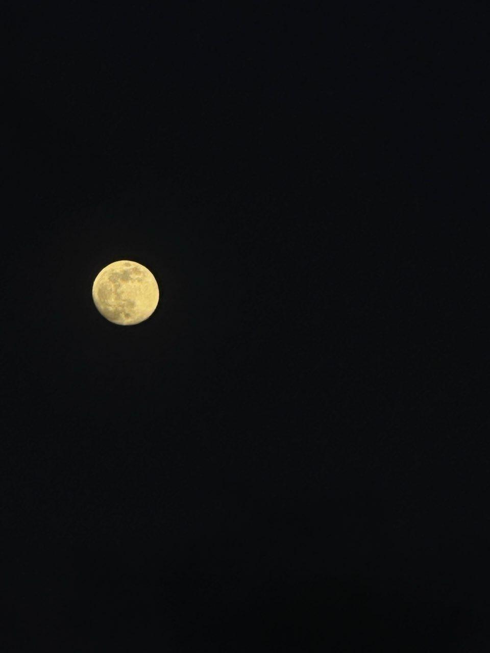 The Moon over Saint-Firmin-des-Prés, France — waning crescent, Lunar Day 24