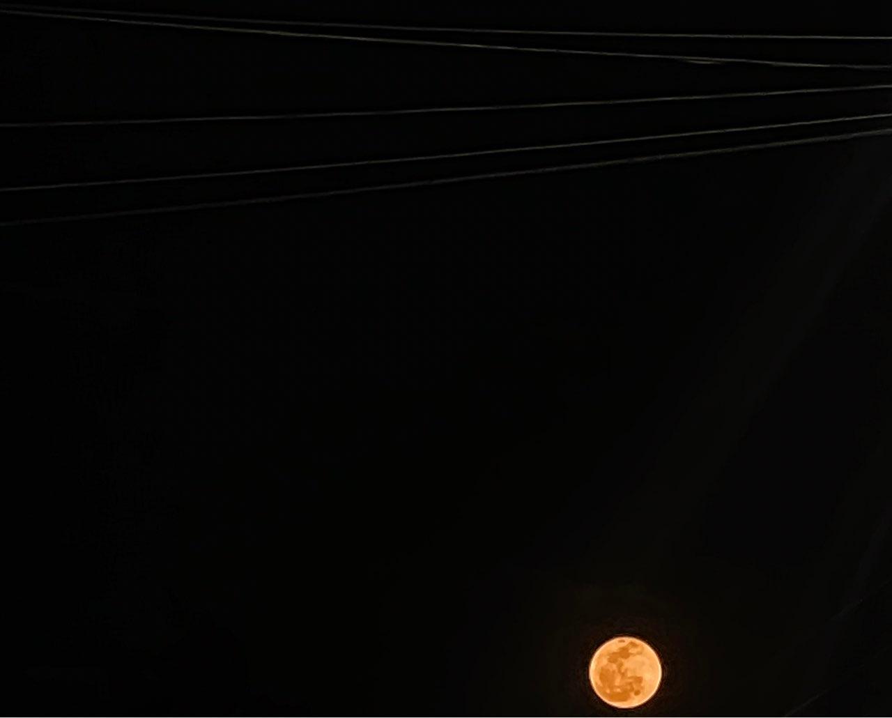 The Moon over Guadalajara, México — new moon, Lunar Day 2