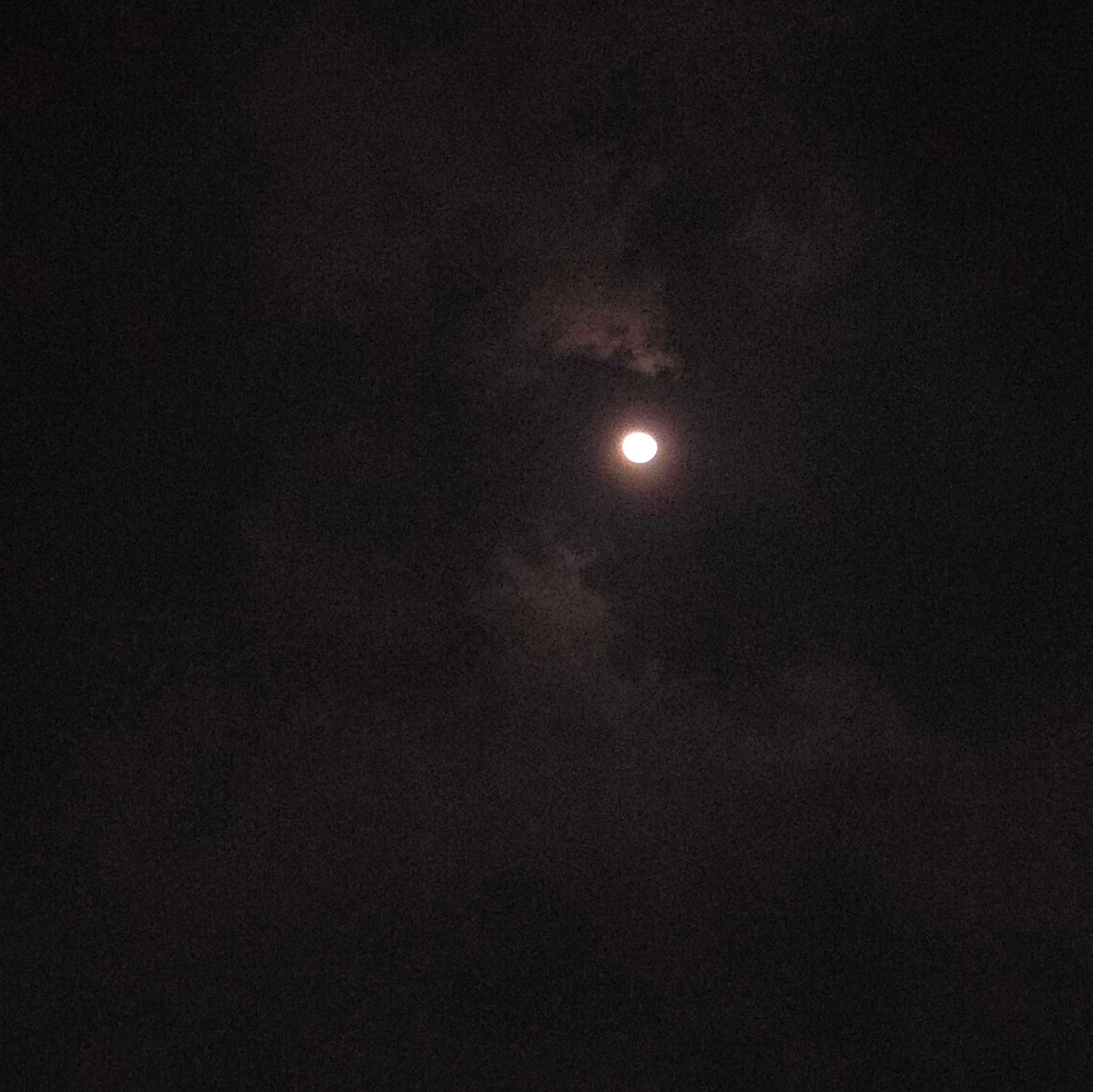 The Moon over San Juan City, Philippines — waxing gibbous, Lunar Day 13