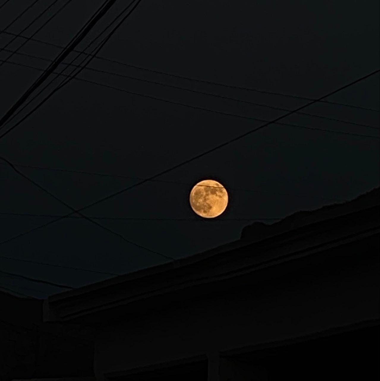 The Moon over Delicias, México — full moon, Lunar Day 16