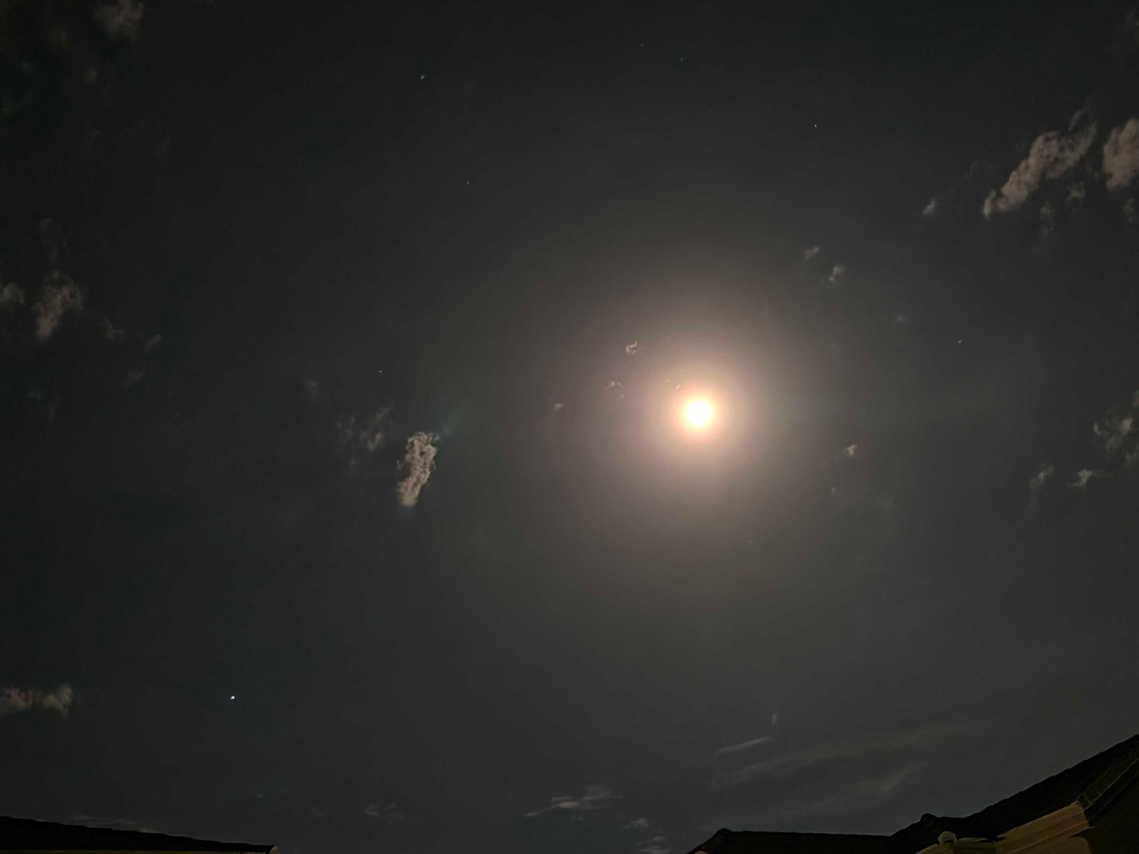 The Moon over Tucson, United States — full moon, Lunar Day 18
