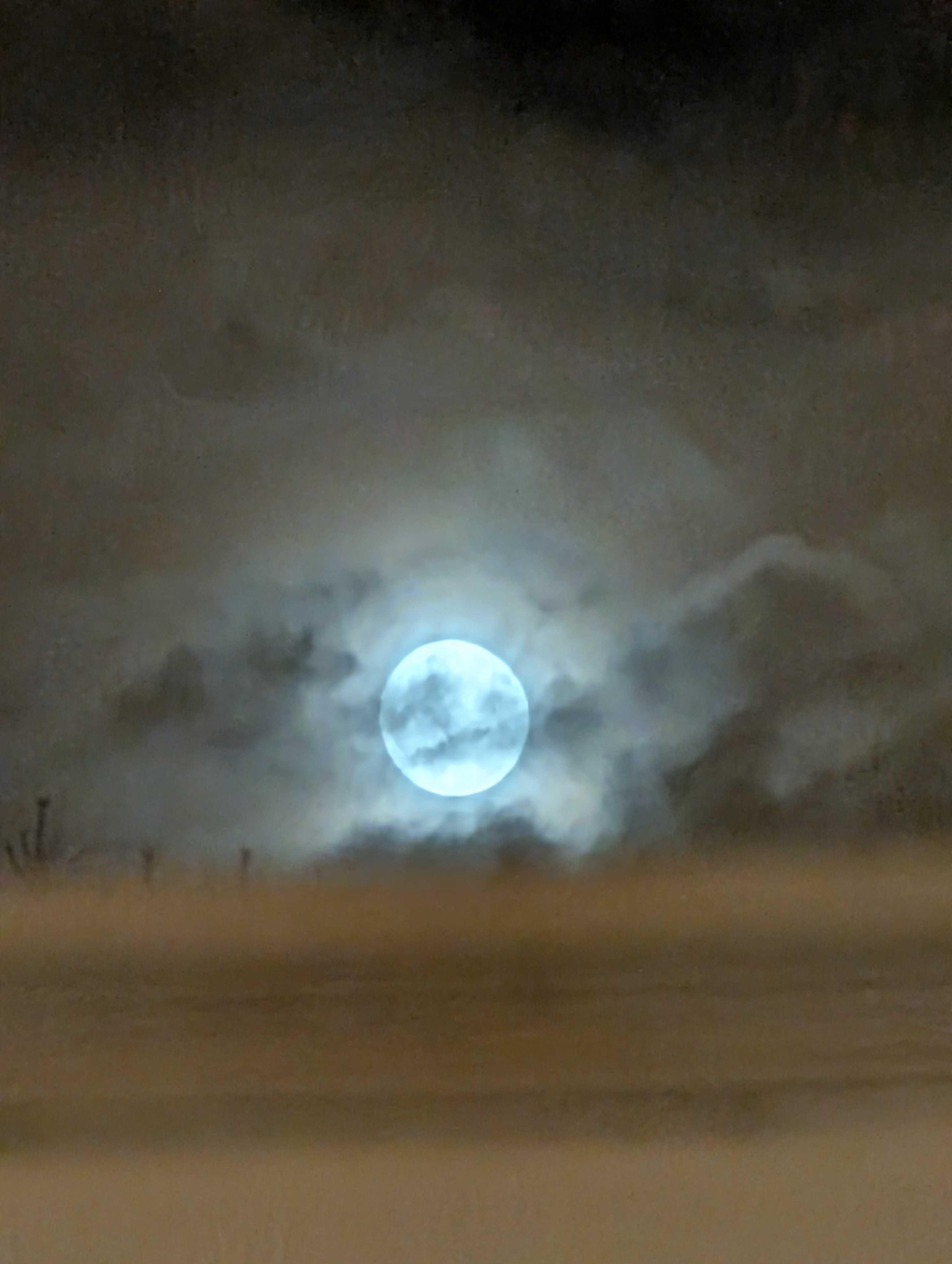 The Moon over Millersville, United States — full moon, Lunar Day 15
