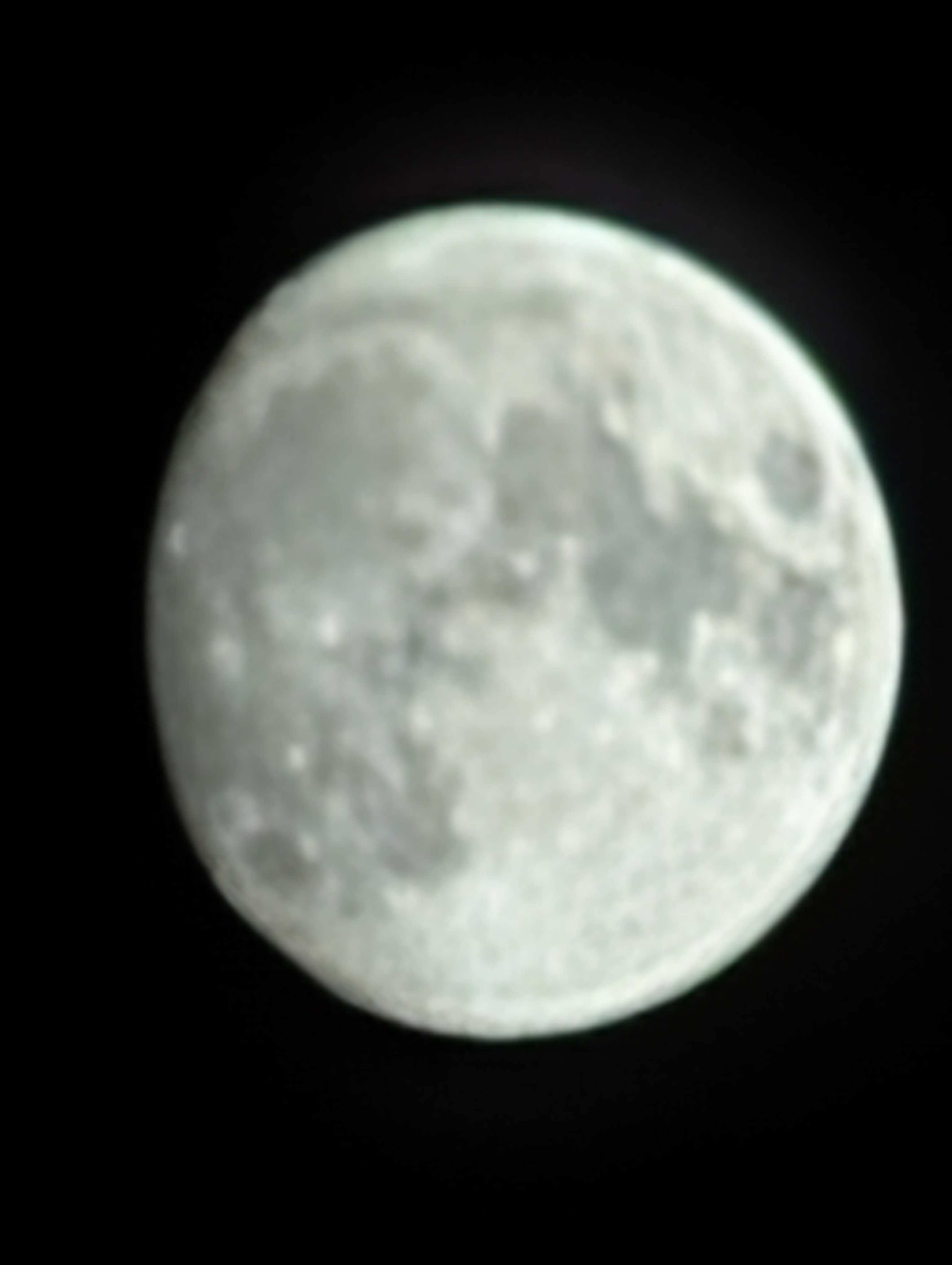 The Moon over Allen Park, United States — waxing gibbous, Lunar Day 12