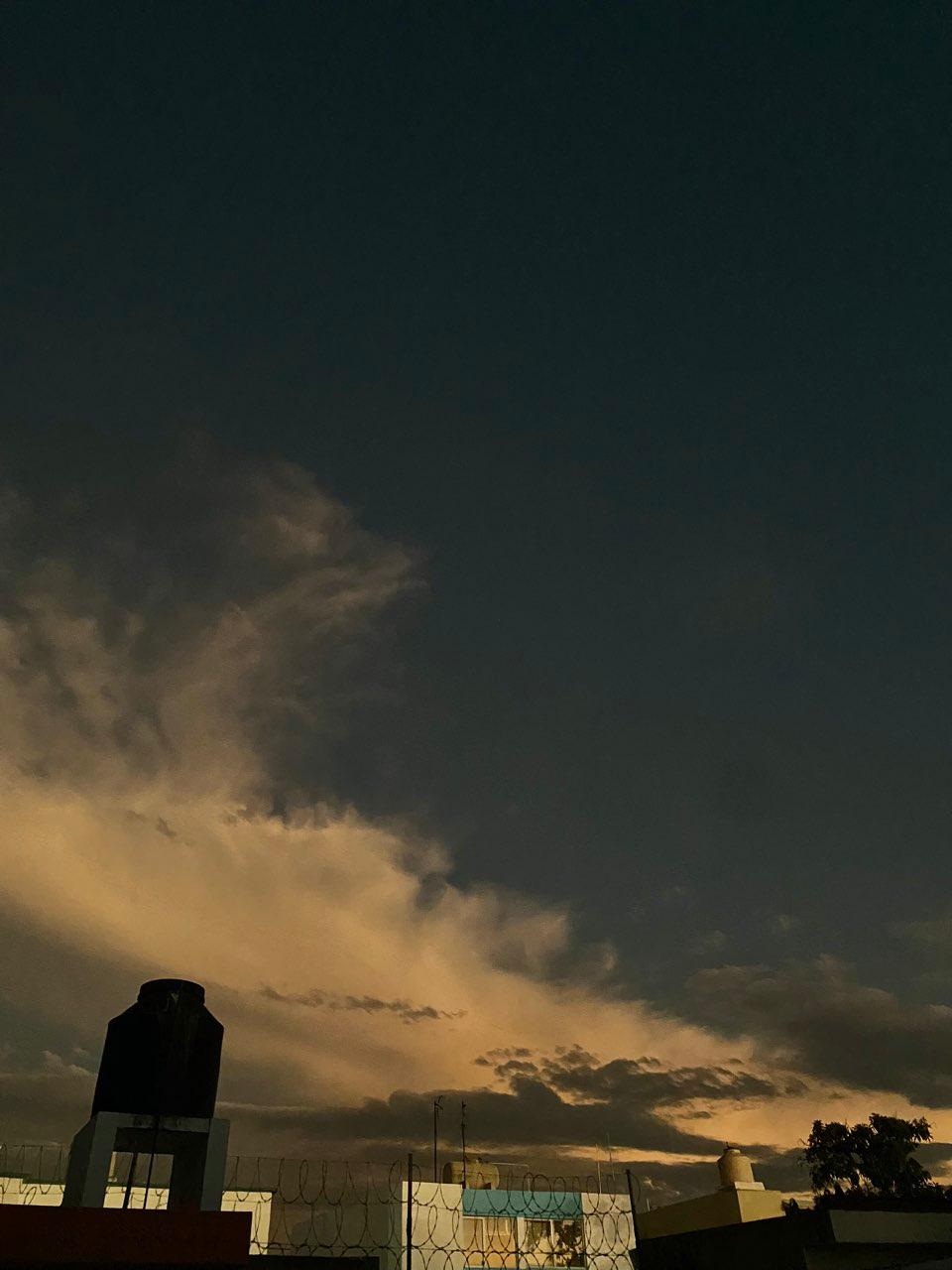 The Moon over Salamanca, México — new moon, Lunar Day 29