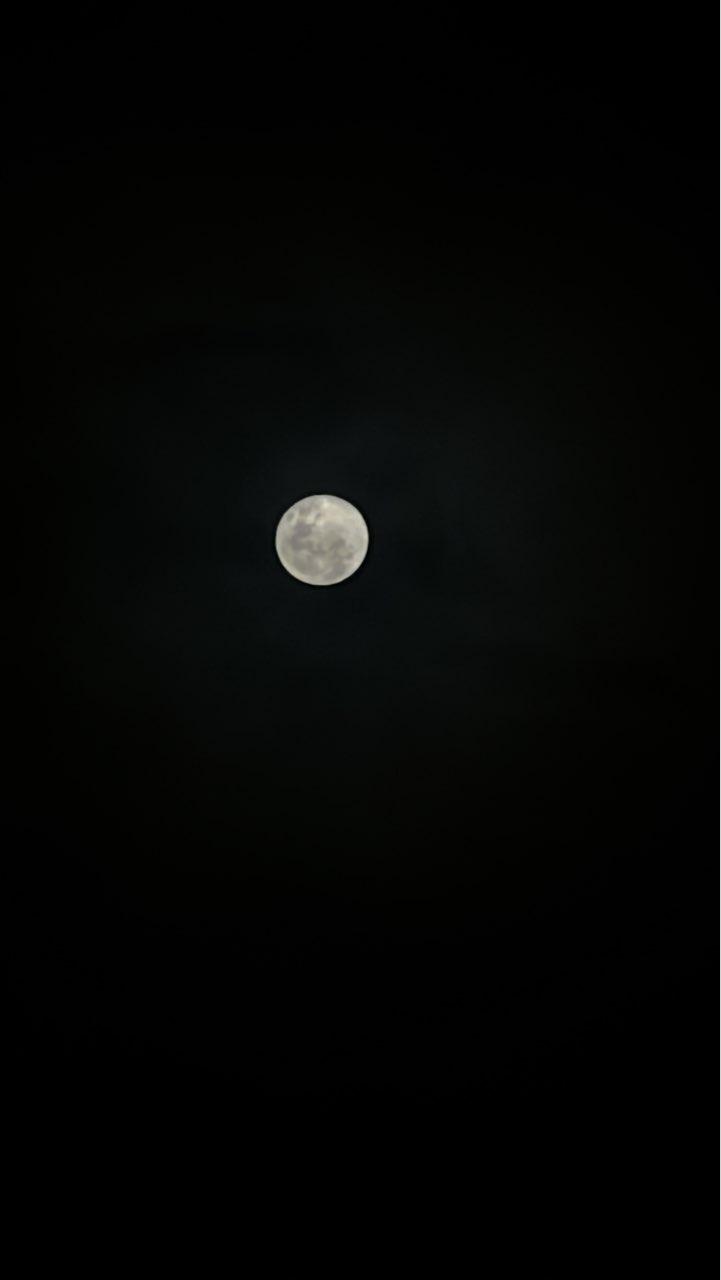 The Moon over Kota Kinabalu, Malaysia — full moon, Lunar Day 16