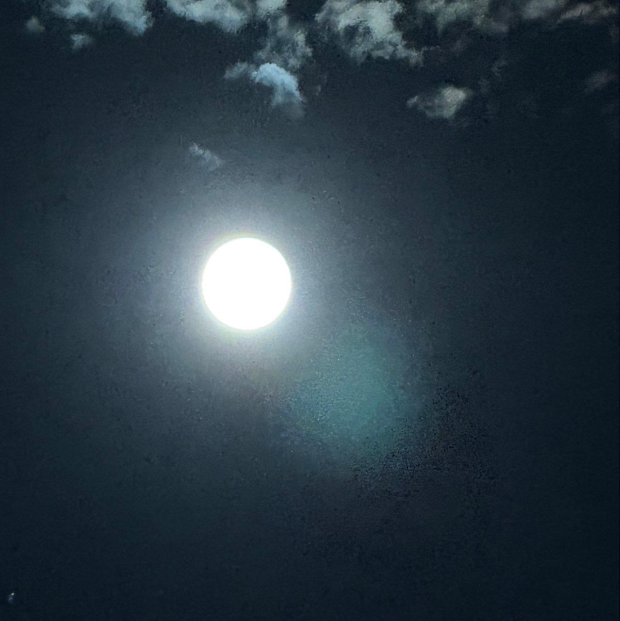 The Moon over New Orleans, United States — waning gibbous, Lunar Day 20