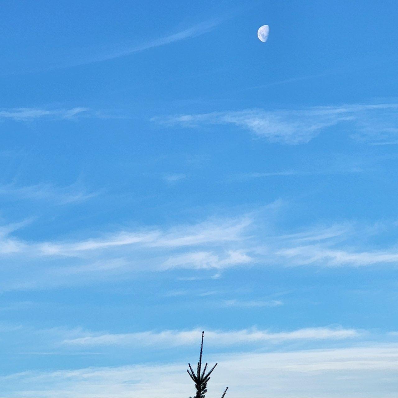 The Moon over San Carlos de Bariloche, Argentina — waxing gibbous, Lunar Day 11