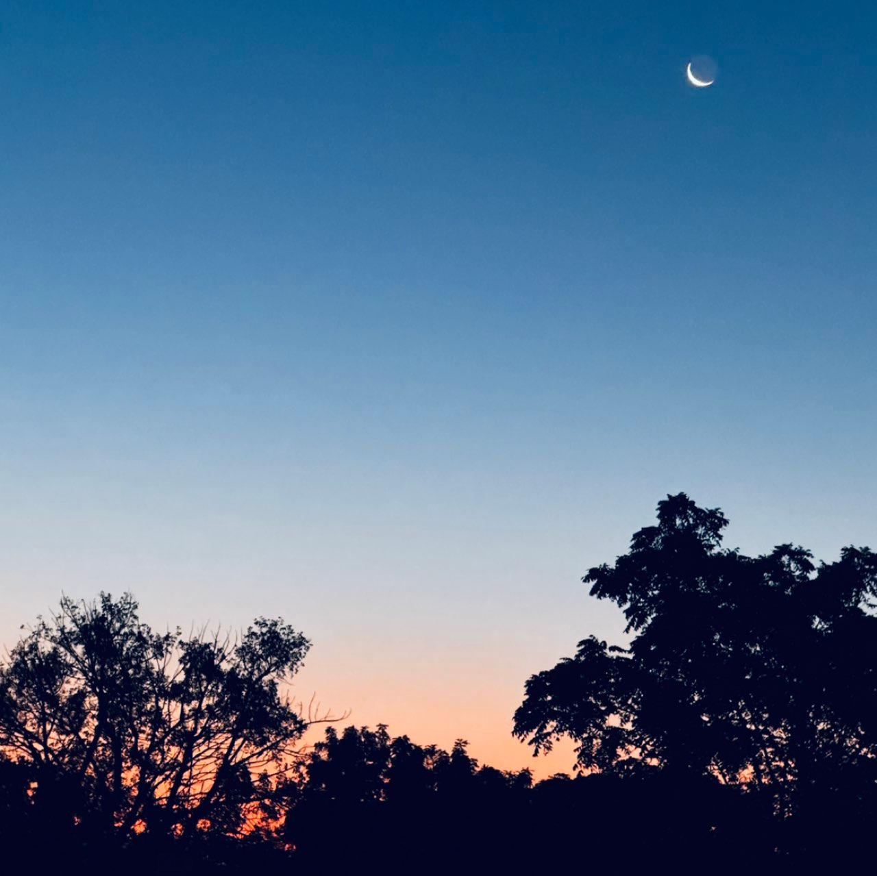 The Moon over Rochester, United States — waning crescent, Lunar Day 28