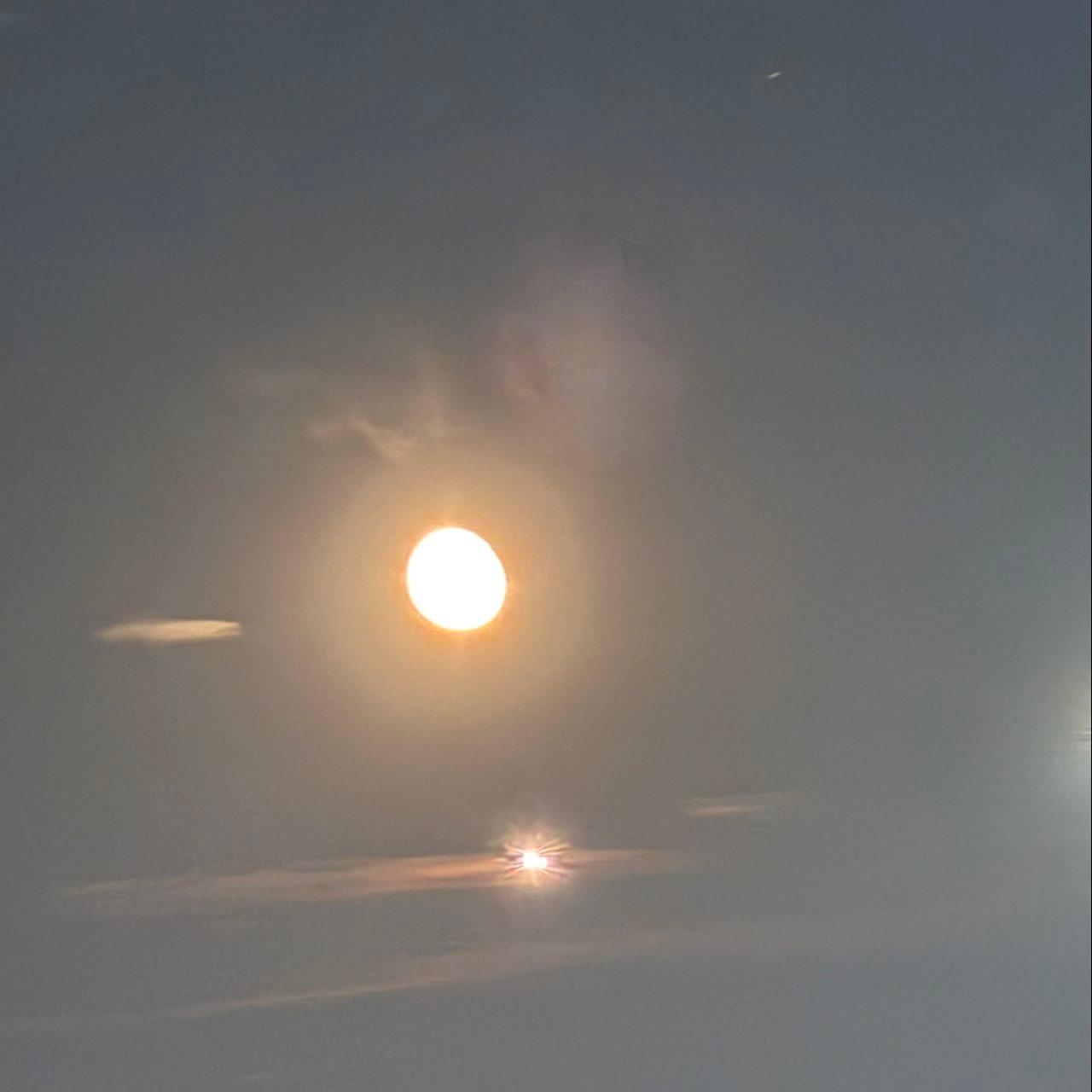 The Moon over Las Vegas, United States — waning gibbous, Lunar Day 19