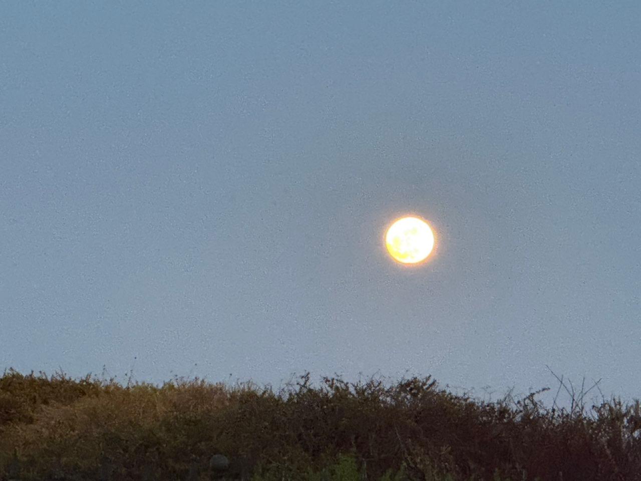 The Moon over Dana Point, United States — full moon, Lunar Day 16