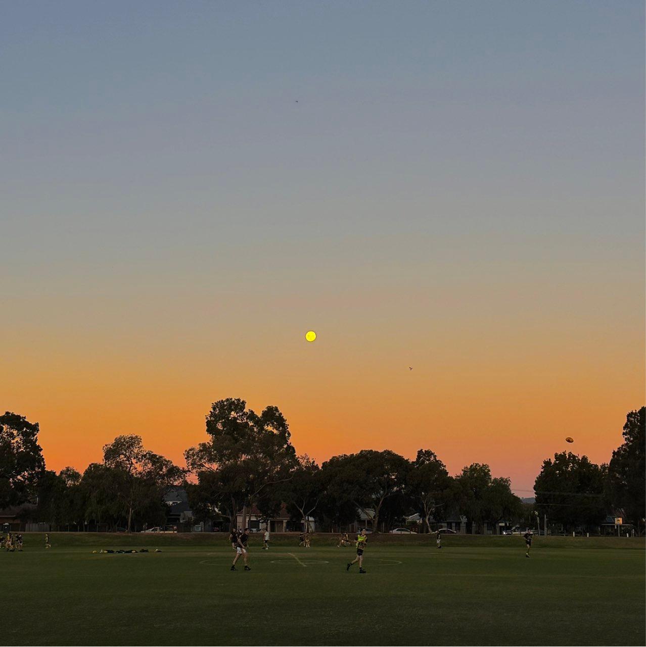 The Moon over Adelaide, Australia — full moon, Lunar Day 15