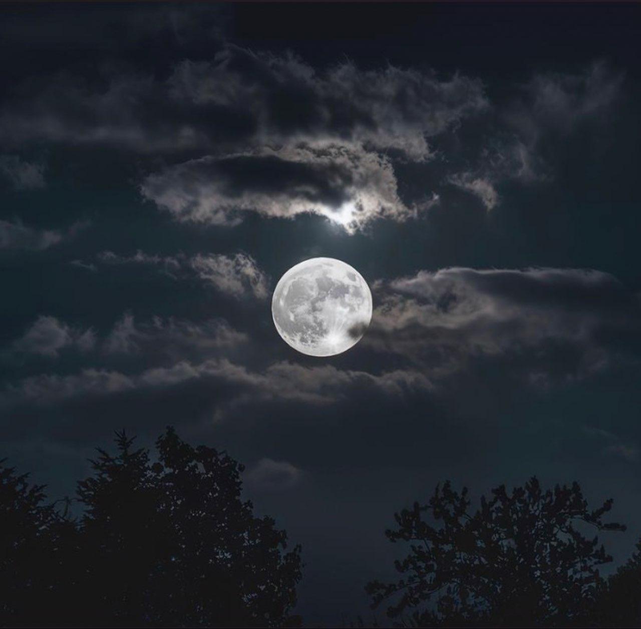 The Moon over Blackwood, United States — full moon, Lunar Day 15