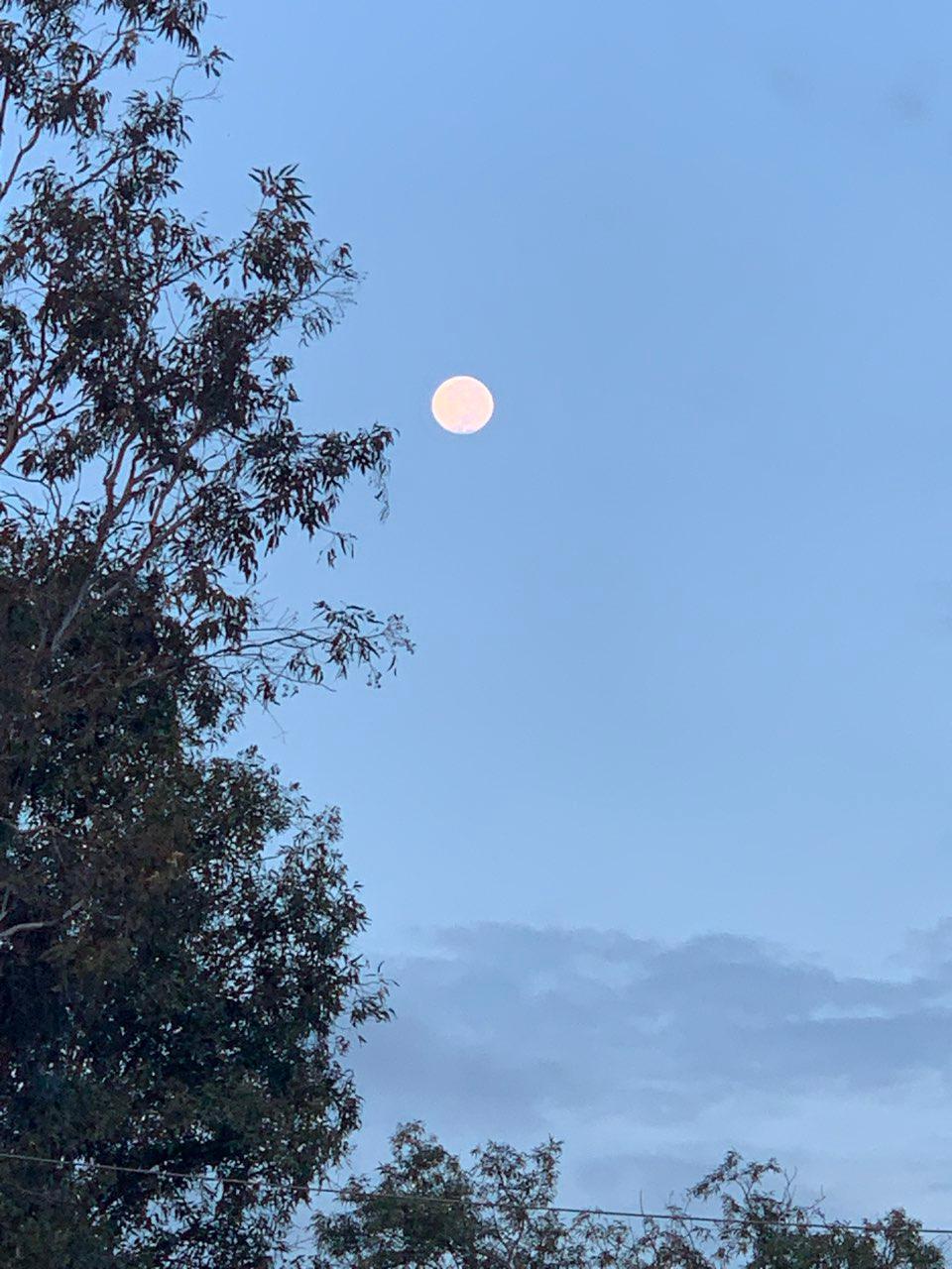 The Moon over Santa María del Oro, México — full moon, Lunar Day 17